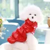 Dog Apparel Padded Puppy Cat Clothes Super Warm Pet Jacket Coat With Harness Waterproof Clothing Hoodies For Small Medium Dogs