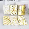 Cadeau cadeau 10pcs kraft papier oreiller boîte de bonbons fête de mariage faveur carton bricolage boîtes d'emballage sacs fournitures décor d'anniversaire