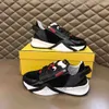 Top Luxury Men Flow Zapatillas de deporte Zapatos Nylon Gamuza Casual Mujer Pareja Deportes Malla Cremallera ligera Cremallera de goma Suela Tech Telas Entrenador al aire libre Eu35-46