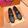 Männer Business 40Style Designer Kleid Schuh Bunte Schnüre -up -Mode -Mann lässig Leder Oxfords Schuhe flache Freizeit Hochzeitsfeier Großgröße 45