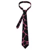 Kowądy krawaty różowe i czarne żyrafa krawat zwierzęcy druk cosplay impreza szyja unisex eleganckie akcesoria krawat