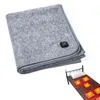 Electric Blanket 12v Car Heating Blanket Auto Electrical Blanket For Car Blanket With 3 Temperature Control Heating USB Power Thermal Blanket 231216