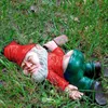 Decorative Objects Figurines Christmas Garden Dwarf Gnomes Statues Outdoor Decor Drunk Gnome Resin Sculpture Decorations for Patio and Yard Lawn Porch 231216