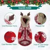Hundkläder Benepaw Jul Dog Sweater Winter Warm Reindeer Hooded Sticked Pullover Cat Puppy Clothing Pet Clothes For Small Medium Dogs 231216
