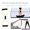 Resistance Bands Set Workout 12 Pack Träning Portable Home Gym Accessories for Yoga Pilates Perfect Squats 231216