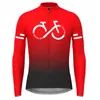 Hauts de chemise de cyclisme série de couleurs dégradées maillot de cyclisme été hommes à manches longues chemises de cyclisme hauts de vélo vêtements de vélo de route à séchage rapide 231216