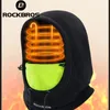 Cappellini da ciclismo Maschere ROCKBROS Sciarpa da ciclismo Berretto da equitazione invernale Sci Maschera antivento traspirante Passamontagna Copricapo integrale Cappello caldo Maschera da esterno 231216