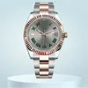 38 Färg Mens Luxury Watches 41mm 126334 116333 126331 116231 126301 Rostfritt stål Mekaniska automatiska armbandsur