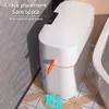Lixeiras 13L Smart Lixeira Automática Sensor Lixeira Cozinha Banheiro À Prova D 'Água Ferramentas de Limpeza Lixeira Casa 231216