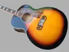 Spruce Solid Top 43 Jumbo Body Guitar 43 بوصة Sunburst J200 Soundtrack شحن مجاني على KSG