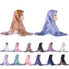 Ubranie etniczne 20pcs muzułmańskie druk kobiety hidżab hat islamski amira head chusta głowa głowa szal szyi szyja okładki turban arabski bandanas akcesoria