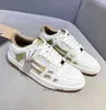 Luksusowe 2023 Skel Low Top Sneakers Buty Bones Skórzowe trenerzy Czaszka Kobiety męskie szkieletowe szkielet impreza ślubna skórzana deskorolka spacery EU35-45