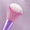 Pinceaux de maquillage 8 pièces ensemble professionnel violet avec seau poudre fard à joues pinceau fard à paupières sourcil fond de teint outil de beauté