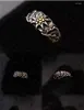 Cluster Rings Hip Hop German Mountain Army Edelweiss Symbol Ring Öppning av herr- och kvinnors litterära temperament Retro Handkläder grossist