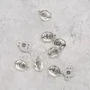 Charmes 20 pcs/Lot 14x11mm Vintage Antique fleur Mini Rose pendentif pour bricolage boucle d'oreille collier bijoux fabrication fournitures accessoires