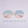 New Sunglasses Celebrity Internet Celebrity Same Style Box CD Sunglasses for Men and Women UV Protection