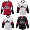 Hockey Custom Retro Cleveland Lake Erie Monsters Hockey Jersey Gestikt Maat XXS-6XL Elke naam en nummer Topkwaliteit Jerseys