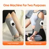 Foot Massager Heated Leg with Air Compression Blood Circumlation Electric Pressure Calf Muscle Relax Pressotherapy 231216