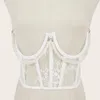 Corsetto per cinture con catena di perle per donna, discoteca, abito da festa, cintura modellante per il corpo