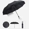 우산 oulylan 접이식 자동 우산 방지 UV 레인 태양 패션 휴대용 바람 방전 라이트 여성 남성 파라 졸