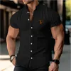 Camisas casuais masculinas camisa roupas étnicas manga curta padrão borboleta vintage preto cinza macio confortável plus size