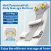 Massageador traseiro Jinkairui Airbag Aquecido Pescoço Full Body Massage Mat Colchão Tração Lombar Vibração com Controle Remoto 231216