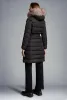 Vendita calda 2023 Autunno Inverno donna Piumino d'anatra bianca Parka Zip giacche con cappuccio a righe spesse ricamo donna cappotti lunghi slim MK23017