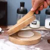 Cake Tools Wooden Dough Pressing Tool Dough Presser Dumpling Skin Press Tool Dumpling Wrapper Making Mold Kitchen Tool 231216