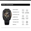 Wristwatches NAVIFORCE Brand Design Men's Watches Silicone Band Military Quartz Wristwatches Fashion Waterproof Clock Relogio Masculino 231216