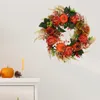 Dekoracyjne kwiaty wieniec drzwi do dekoracji ściennej festiwal sztuczny dom wiejski jesień front halloween dom wisząca Dekoracja Święta Dziękczynienia