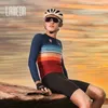 Cykelbyxor Lameda Män Cykling Suits Spring Autumn Thin Cycling Pants With Sponge Pad Cycling Skin Suit Long Cycling Pants 231216