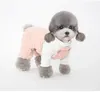 Dog Apparel Small Bib Pants Warm Clothes Puppy Clothing Autumn Winter Cat Poodle Pomeranin Costume Pet Accessories