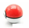 Pokeball Grinder presentförpackning Paket 55mm 3 delar Pokeball Herb slipmaskiner Zinklegering Plastmetall Rökning Hand Mullers Spice Crushers