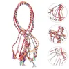 Braccialetti con ciondoli 28 pezzi di cordino decorativo intrecciato per donna uomo