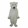 Christmas Polar Bear Mascot Costume Halloween Fancy Party Robe Cartoon personnage de personnage de personnage Carnival Unisexe Tenue