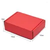 Gift Wrap Box Wrapping Boxes For Clothes Corrugated Mailing Packaging Moving Set Small Red Shell Cardboard