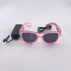 Other Event Party Supplies 1PC Light Up LED Glasses Glow Sunglasses EL Wire Neon in The Dark Favors for Kids Adults 231216