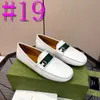 40Model 2023 Black Men Shoes Casual äkta läder Mens Designer Loafers Moccasins lyxvarumärke italiensk andas slip på båtskor