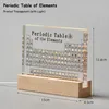 Decorative Objects Figurines Acrylic Element Periodic Table Decoration Creative Gift For Student Chemistry Teaching And Study Chemical 231216