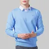 Mens Sweaters Kaşmir Sıcak Külük Kazak V Boyun Örgü Sonbahar Kış Fit Üstleri Erkek Yün Örgü Jumperlar Alt Boyut 231216