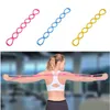 Weerstandsbanden 7 gaten Pilates Yoga Fitnessband Rubberen borst expander touw Workout Spieroefening Elastisch Sport Gymapparatuur 231216