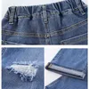 Jeans enfants bébé filles vêtements jeans pantalon en bas âge en bas âge en bassin en bas âge de jean