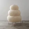 참신 아이템 일본 디자인 아카리 와비 사비 테이블 램프 흰 쌀가 장식용 책상 조명 침실 생활/식당 연구 로프트 231216