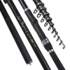 ボート釣り竿ポータブルロックフィッシングロッド5.4m 6. 7.2m CARPROD TELESCOPIC SEA FISHING ROD CARBOL FIBER SURFフィーダーロッド231216