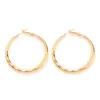18k gold Filled Huggie Hoop Earrings Stud Piercing Hinged Clicker Ear Lip Nose Septum Surgical Steel Clip Punk271a