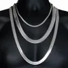 Chaîne en or à chevrons pour hommes Hip Hop 75 1 1 0 2 cm couleur or argent chaîne à chevrons collier de déclaration de haute qualité bijoux 250B