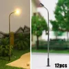 Bouteilles 14 cm LEDS LEDS Metal Model Model Railway Scaled Scale 1:75 Street Light Train White White Practical Vente