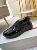 Famous Brand Shoes Luxury Men's Copa America Sports Shoes Leather Sports Shoes Patent Leather Flat Bottom Black Blue Mesh Nylon Casual Shoes and Boxes 38-45