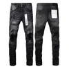 Paarse merkjeans American High Street Black Tears