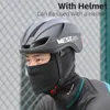 サイクリングキャップマスク西ビーク冬の戦術バラクラバ男性女性オートバイサイクリングフリースヘルメットライナー秋の風の暖かいスキーマスク231216